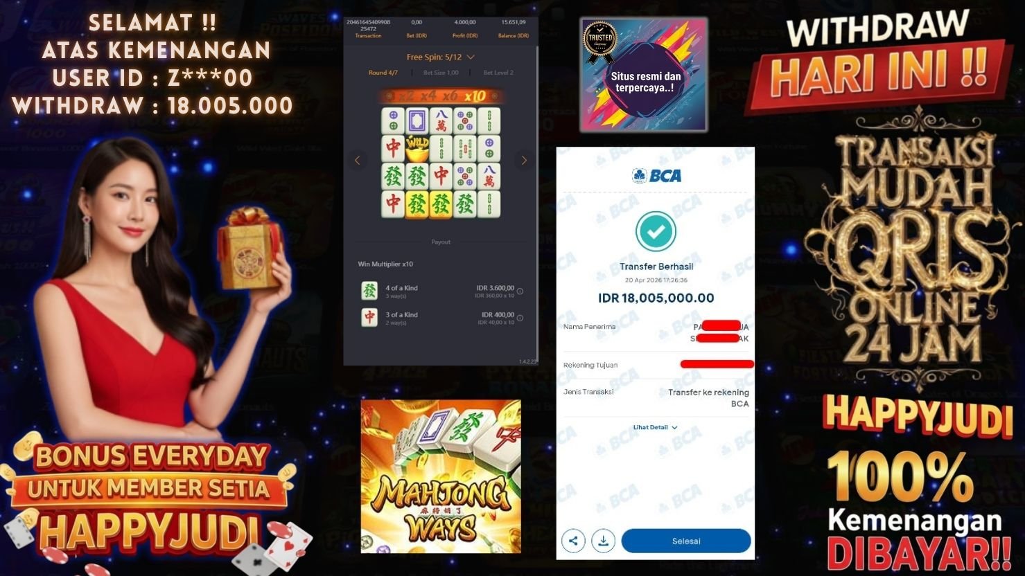HAPPYJUDI JACKPOT SLOT MAHJONG WAYS